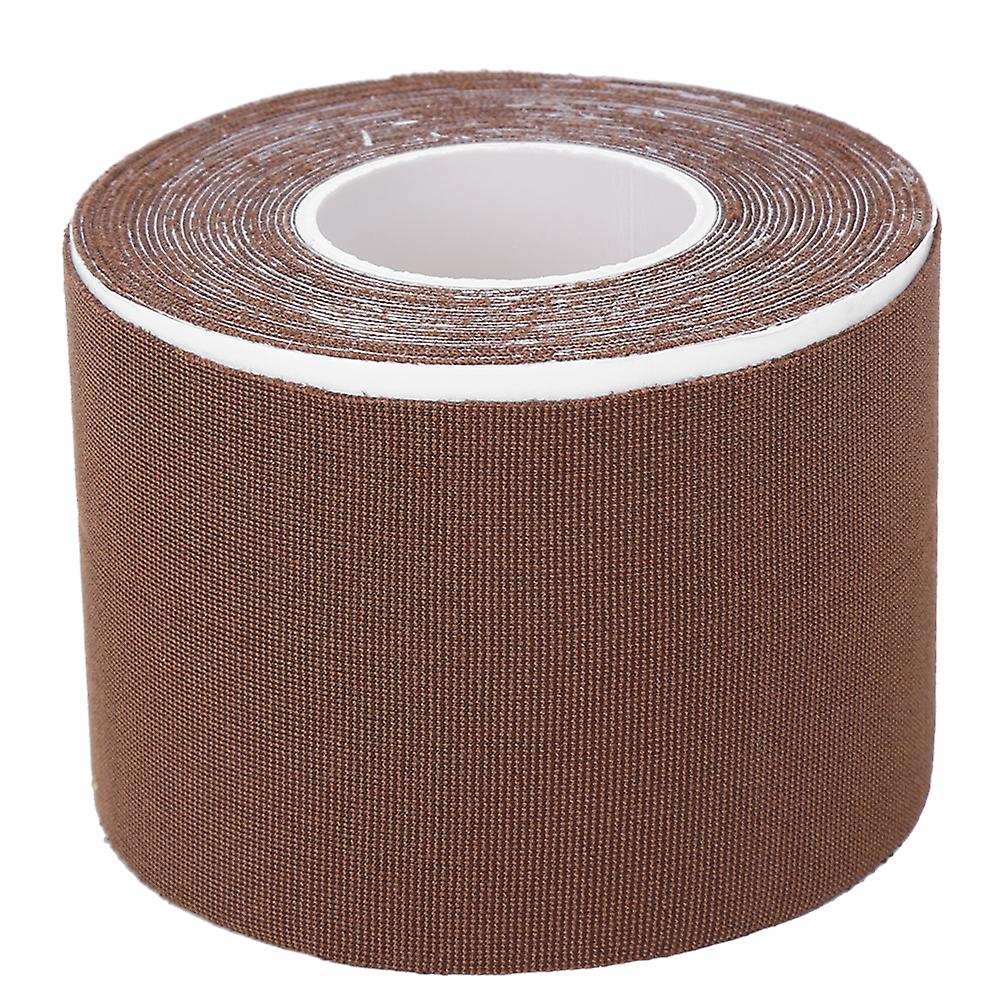 5m Nipple Paste Breast Lift Tape Elastic Waterproof Adhesive Nipple Cover Tapebrown 5m X 6cm