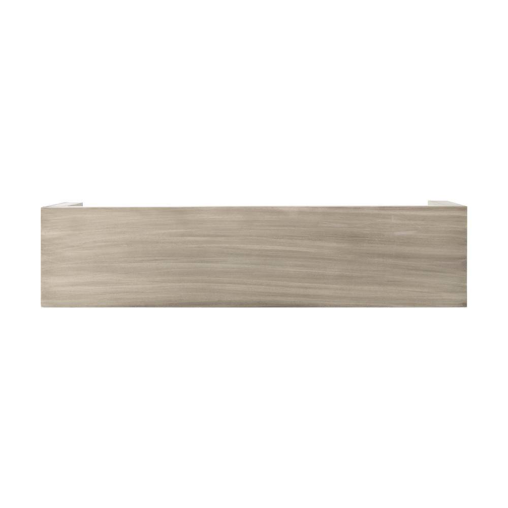 Noble House Pannell Light Gray Solid Wood Bench 70480