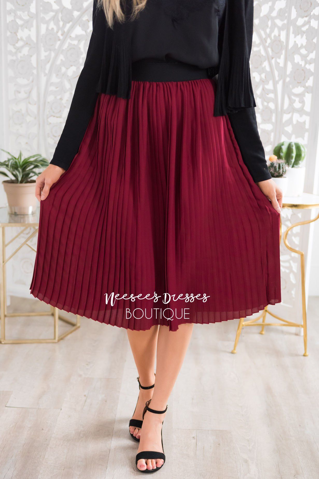 It's All About The Pleats Skirt