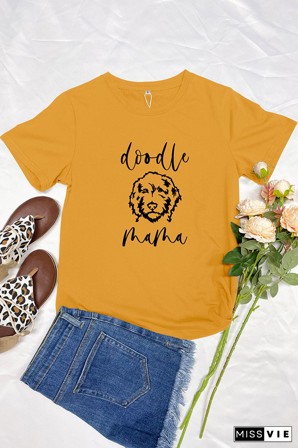 Doodle Mama Short Sleeve Graphic Tee Wholesale