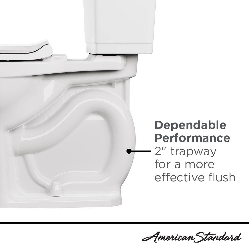 American Standard Rumson 2-Piece 1.28 GPF Single Flush Elongated Toilet in White Seat is Included 719AA101.020🎉Limited Time Offer🎉