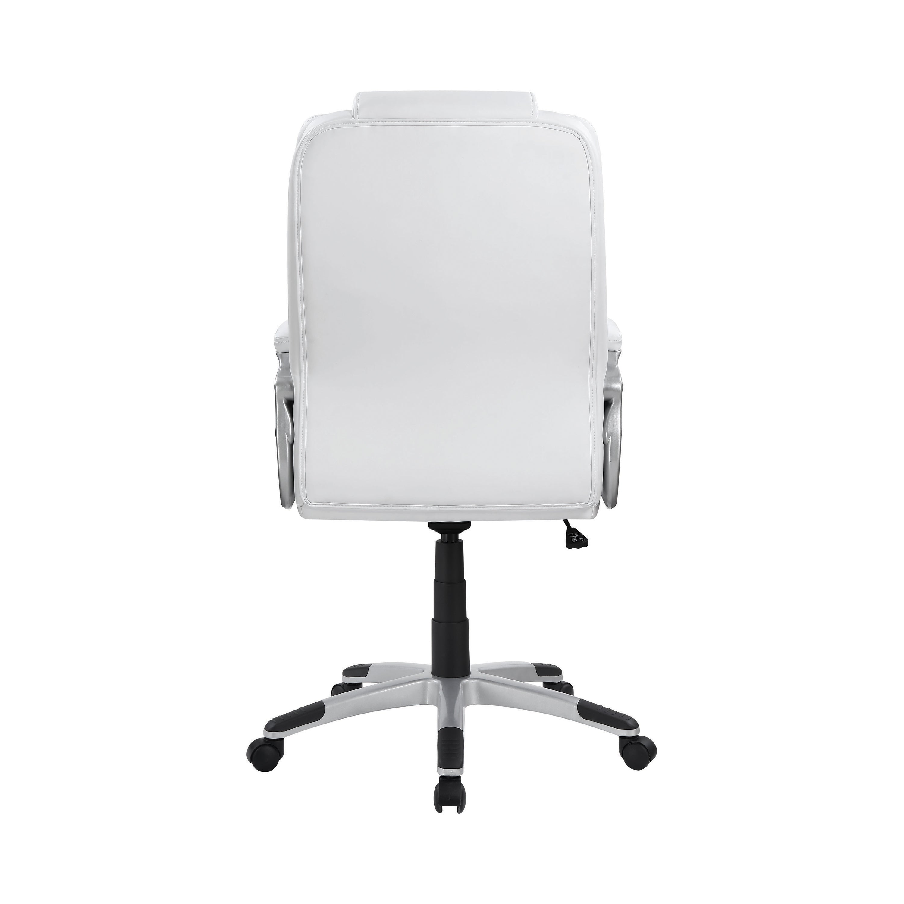 Kaffir Upholstered Adjustable Home Office Desk Chair White-801140