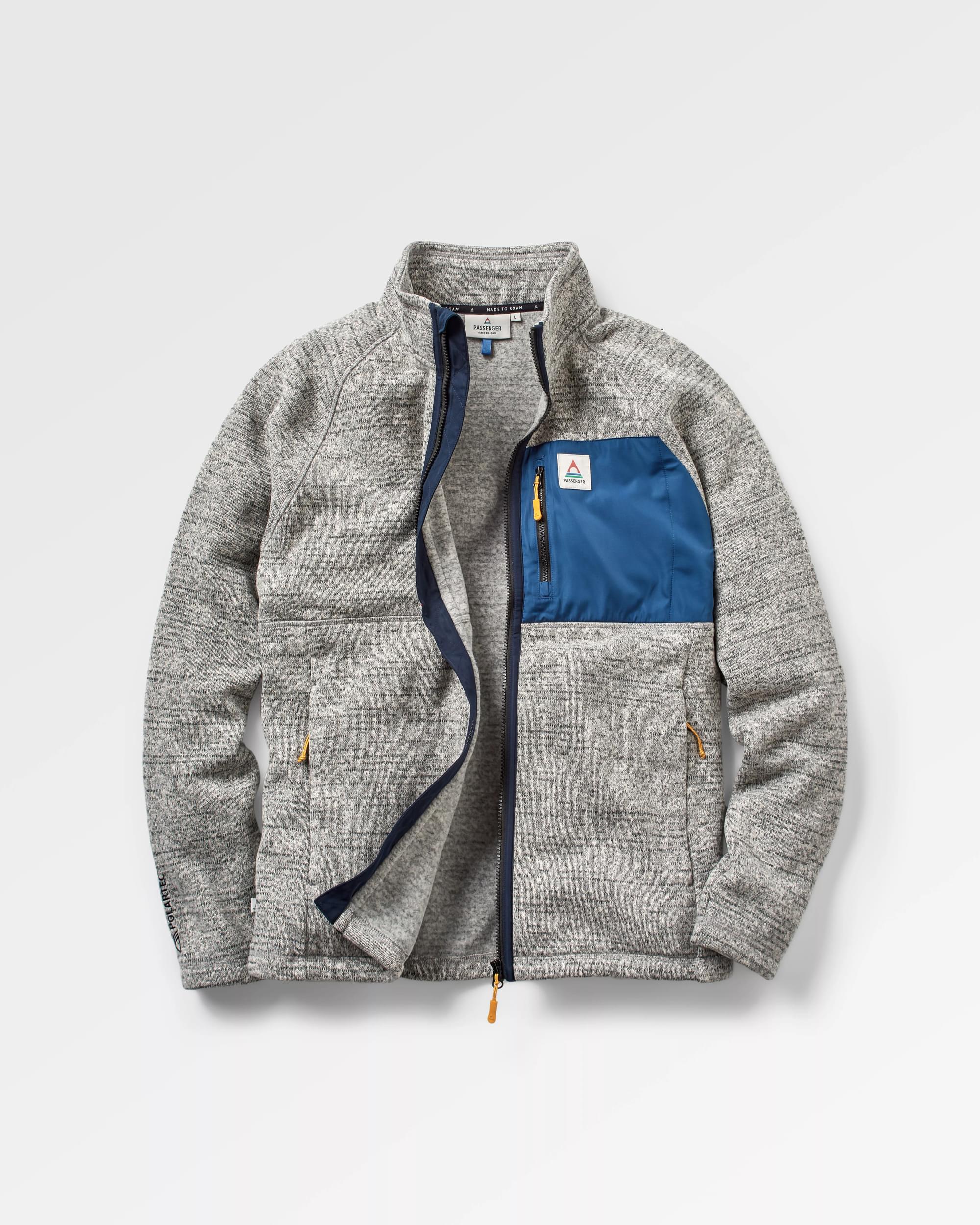 Incline Recycled Polartec® Fleece - Grey Marl