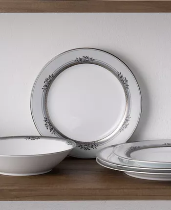 Noritake Laurelvale 4 Piece Salad Plate Set Service for 4