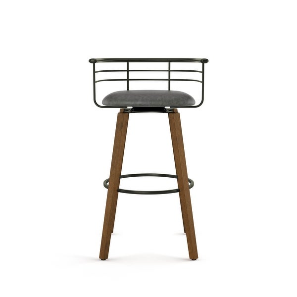 Amisco Colt Swivel Counter and Bar Stool