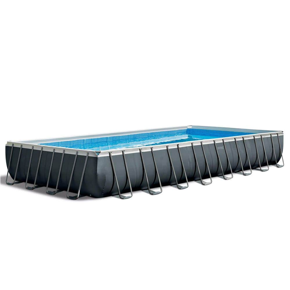 INTEX 32 ft. x 16 ft. x 52 in. Rectangular Ultra XTR Pool & Maintenance Kit (2-Pack) 26373EH + 2 x 28003E