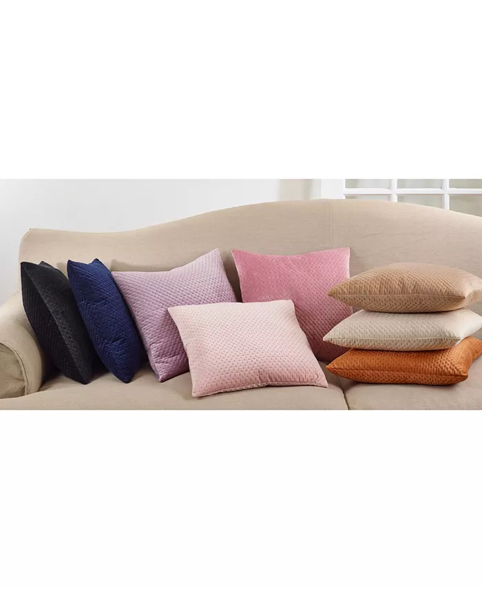 Saro Lifestyle Pinsonic Velvet Decorative Pillow， 18