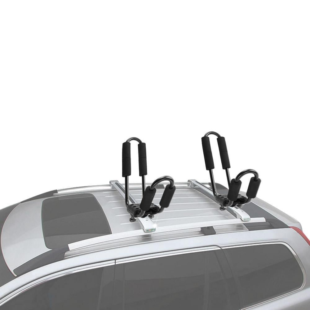 Yescom 2x J Style Kayak Carrier Rack Canoe Boat Roof Top Mount Car SUV