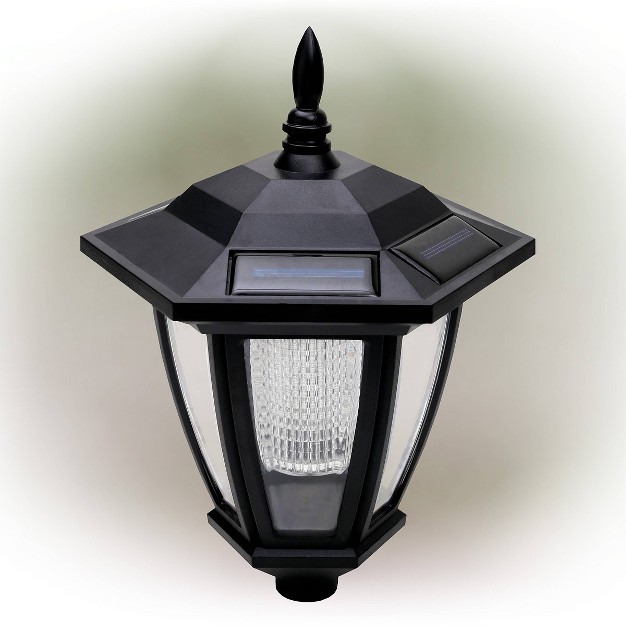 Solar Outdoor Lantern Black Alpine Corporation