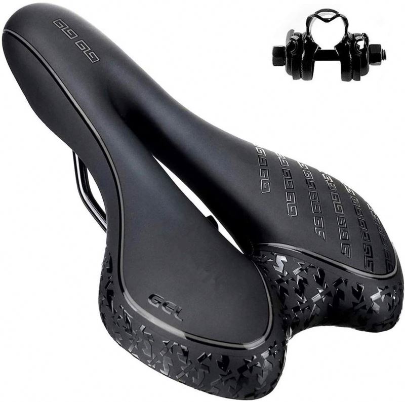 YAFEE Comfortable Exercise Bike Seat for Cycling Soft Comfort Mountain Road Bicycle Saddle NEW 1pc/opp Bag Plastic/pvc YF 1034 7