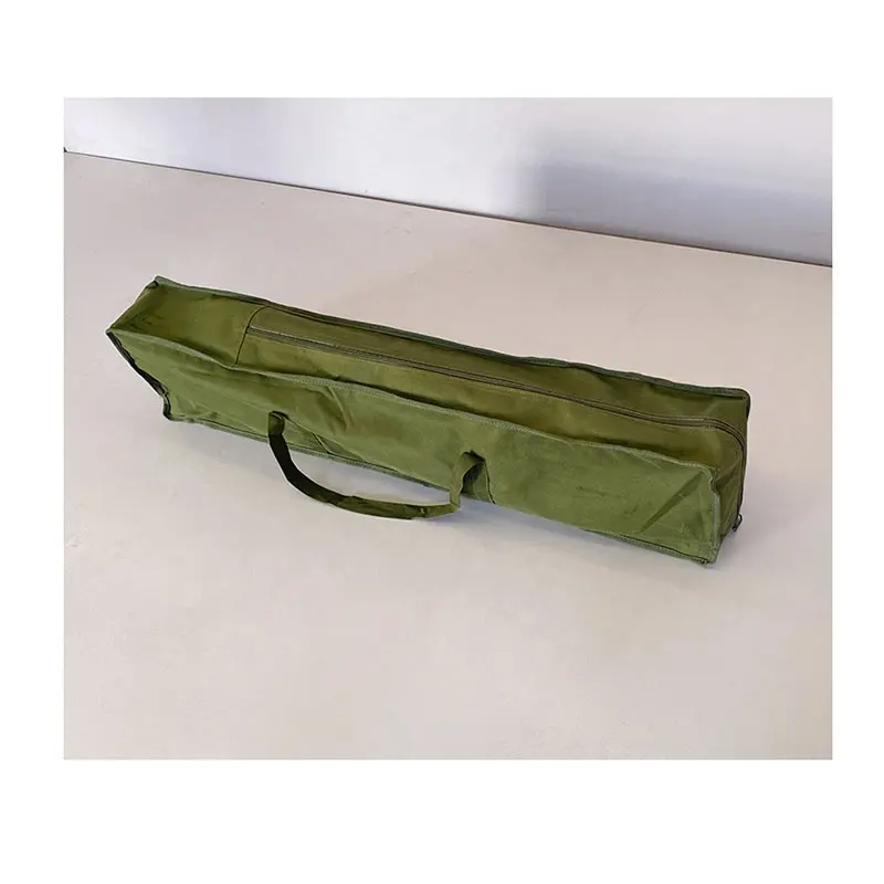 Hot sell green thicken oxford clothing stable aluminum pipe easy carrying camping folding bed