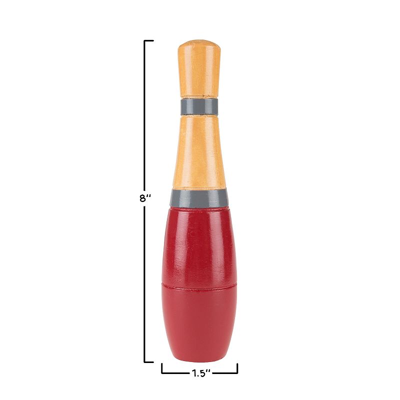 Hey! Play! Indoor/Outdoor Red Bowling Set