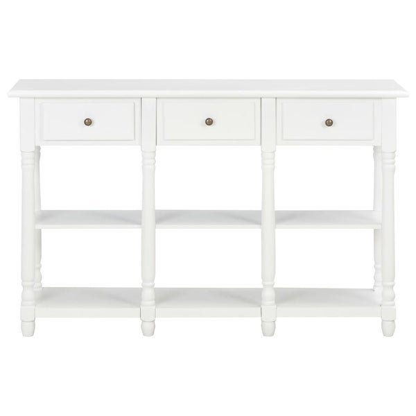 vidaXL Console Table White 47.2