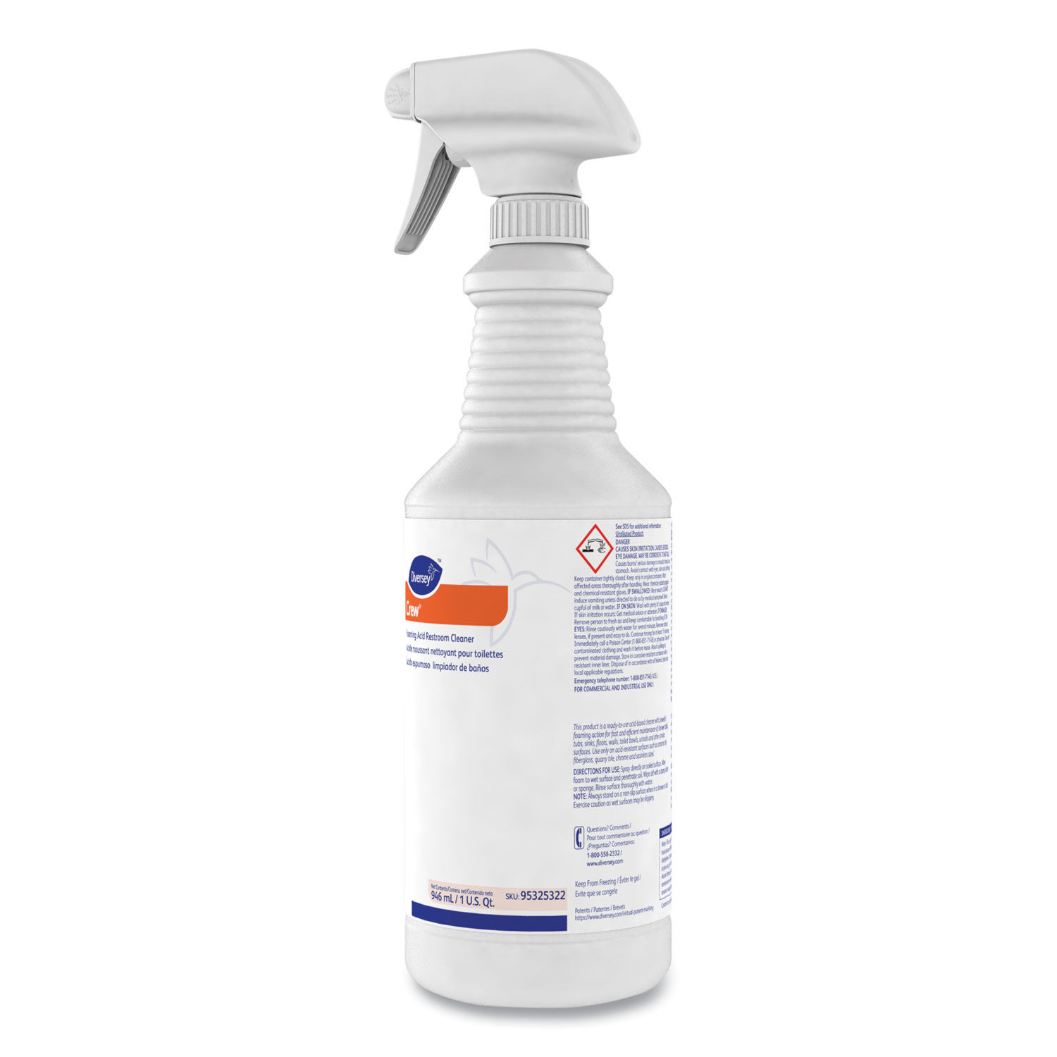 Foaming Acid Restroom Cleaner by Diverseyandtrade; DVO95325322