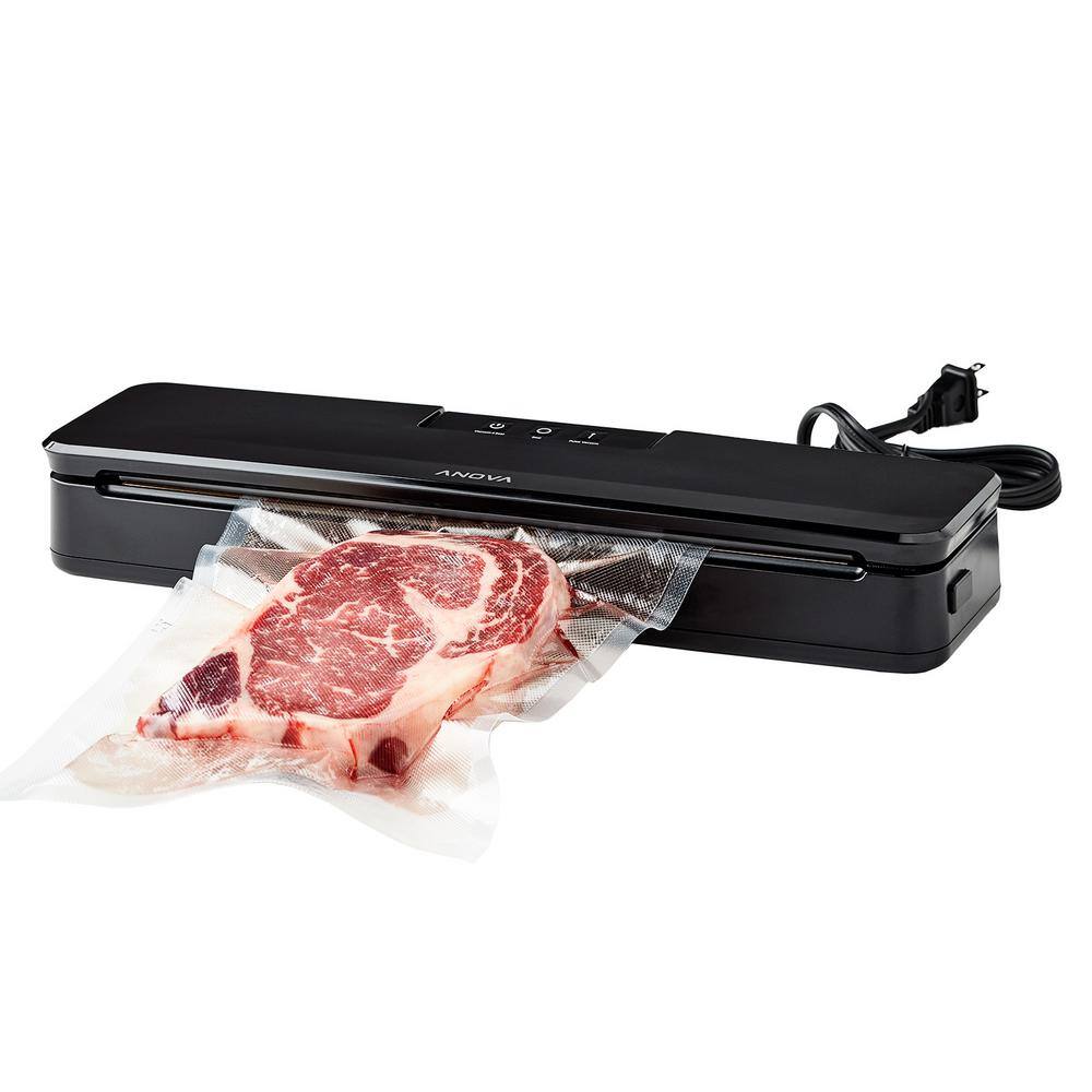 ANOVA Precision Vacuum Sealer Includes 10 Precut Bags For Sous Vide and Food Storage ANVS01-US00