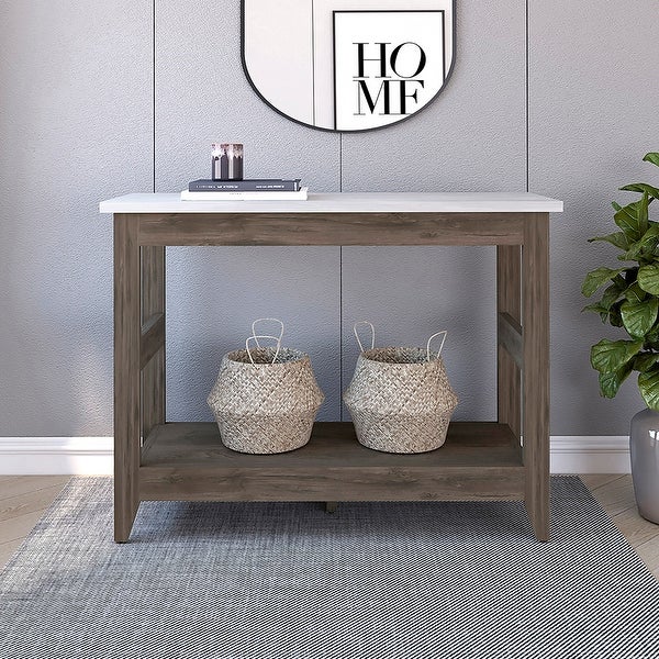 Estes Park Composite Wood Indoor Modern Console Table