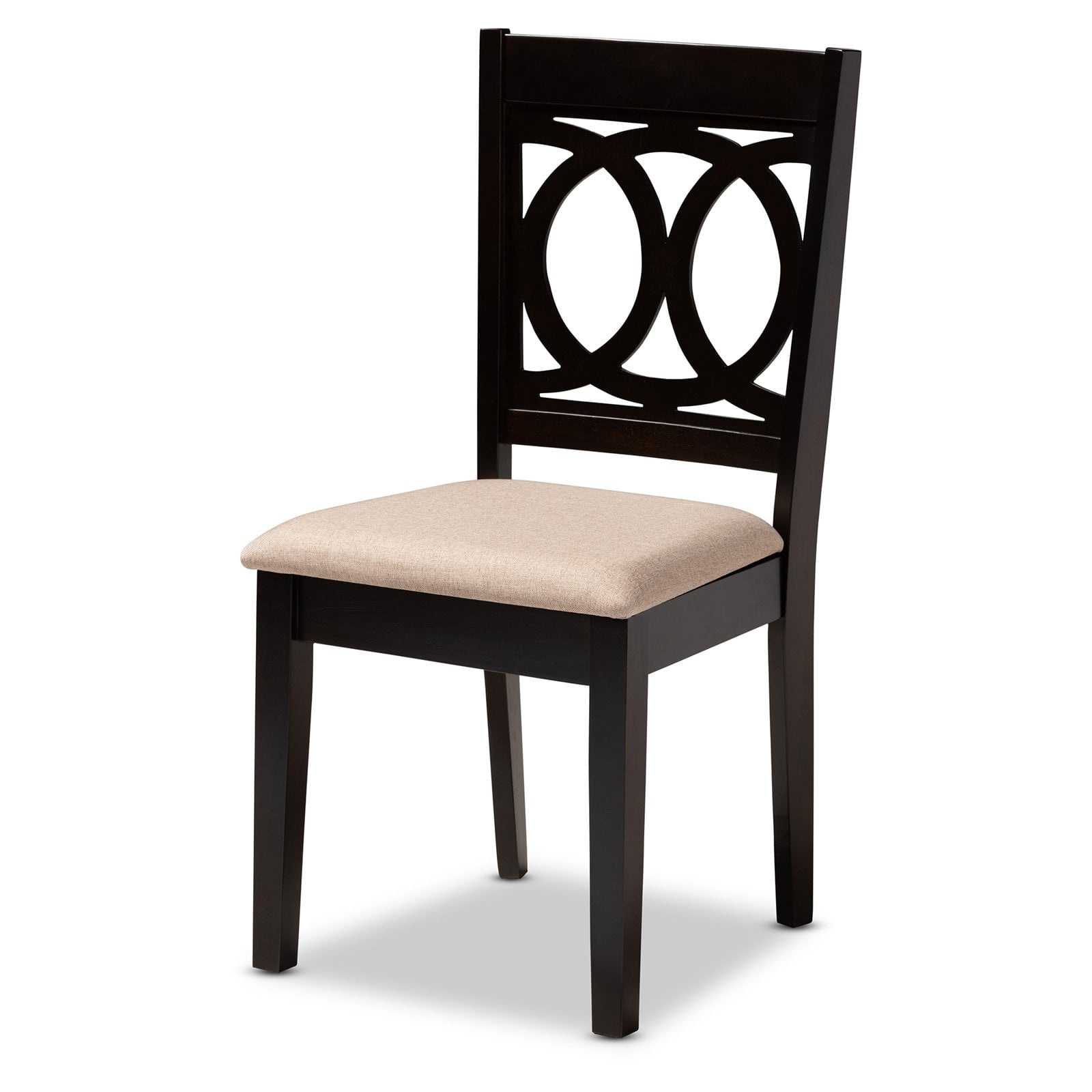 Baxton Studio Lenoir Upholstered Dining Side Chair - Set of 4