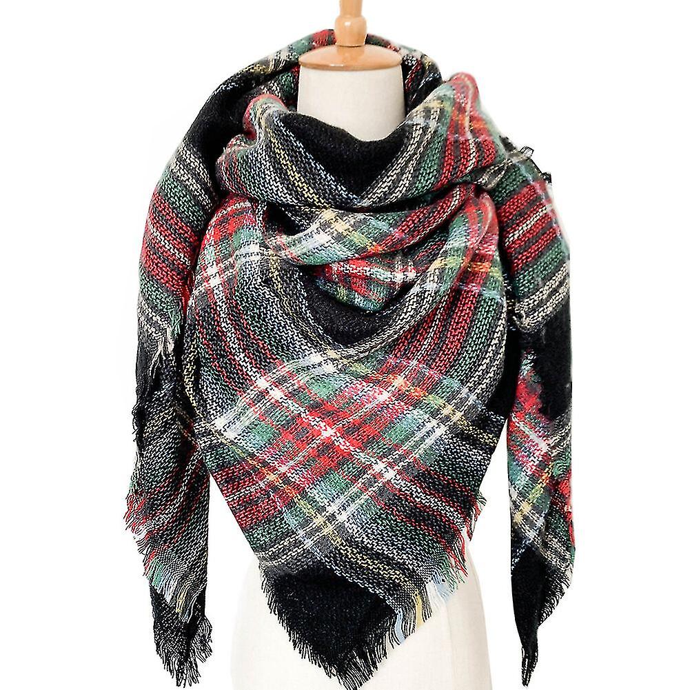 Winte Check Wraps Shawls For Women's