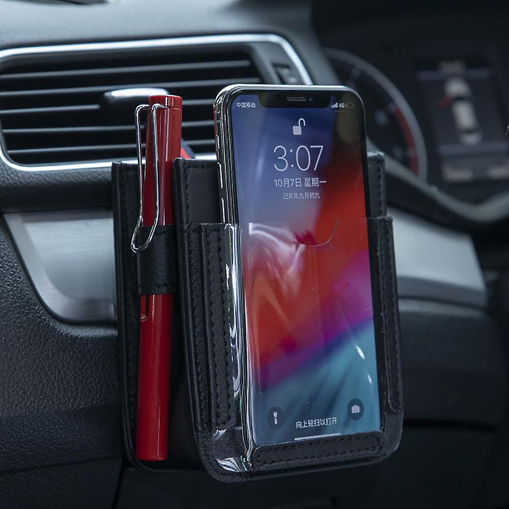 Car Air Outlet Pocket Multi-use Cellphone Hanging Storage Bag Vehicle Organizer Interior Accessories Car