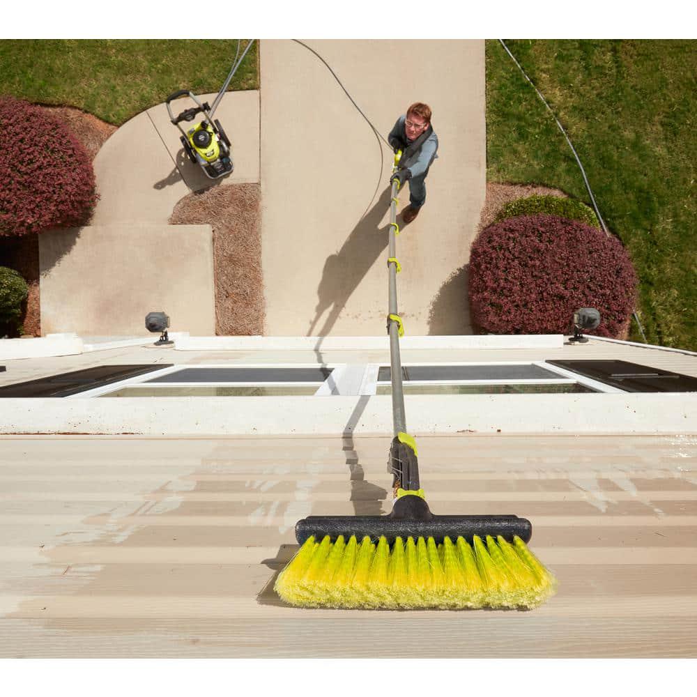 RYOBI 18 ft Extension Pole with Brush for Pressure Washer