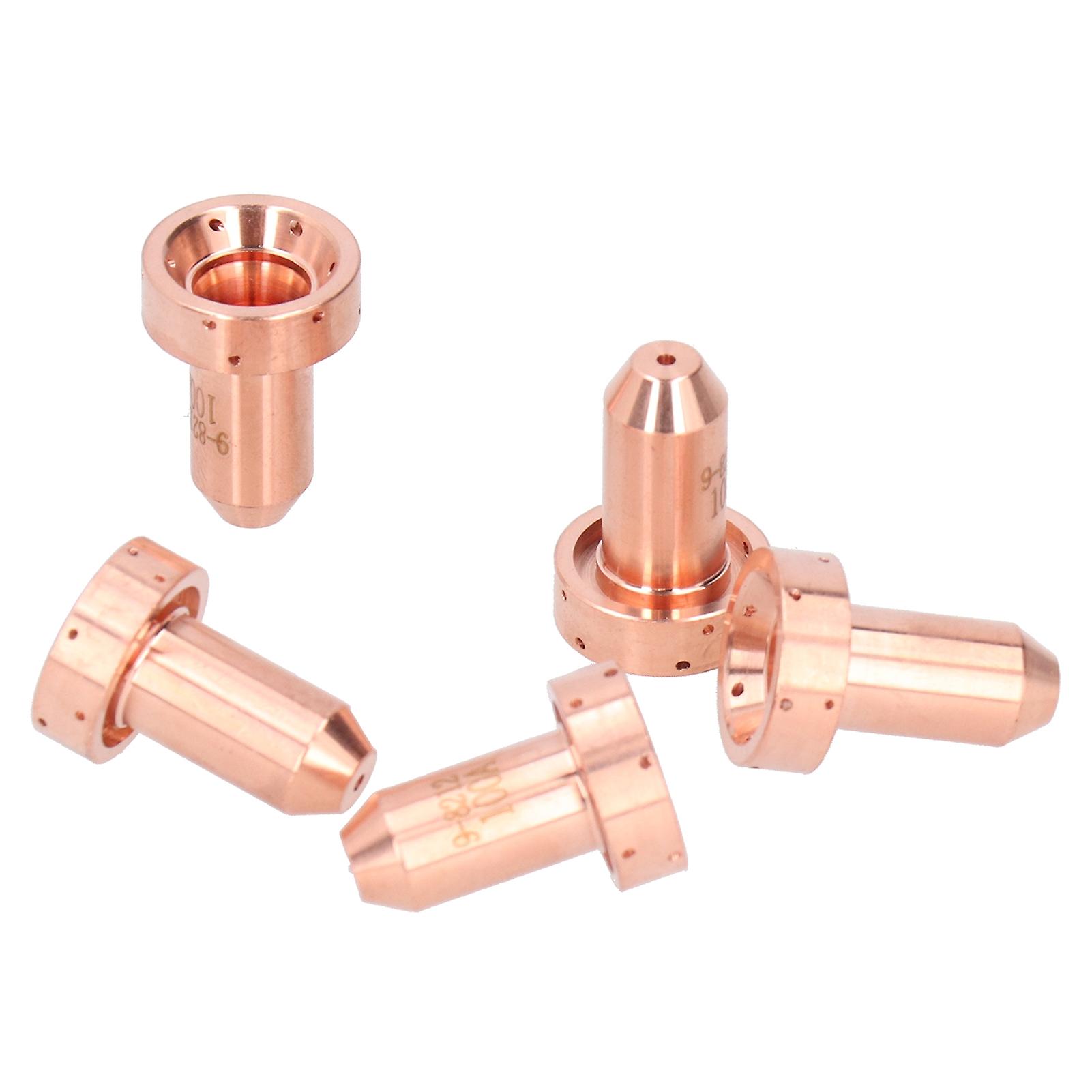 5Pcs Plasma Cutter Nozzle Copper Corrosion-Resistant Torch Welding Accessories 9-8212