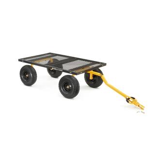 GORILLA CARTS 1400 lb. Super Heavy Duty Steel Utility Cart GOR1400-COM