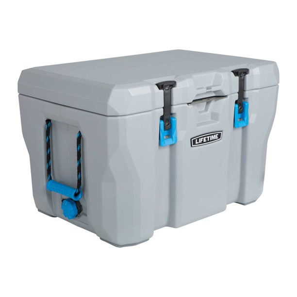 Lifetime 55 Qt High Performance Hard Sided Cooler - Grey， 90949