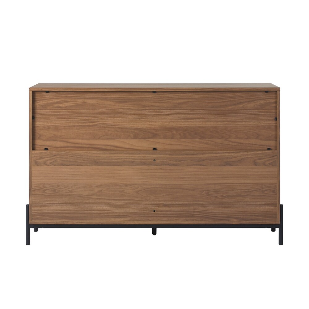 Middlebrook Designs Six Drawer Chest with Reeded Drawer Fronts