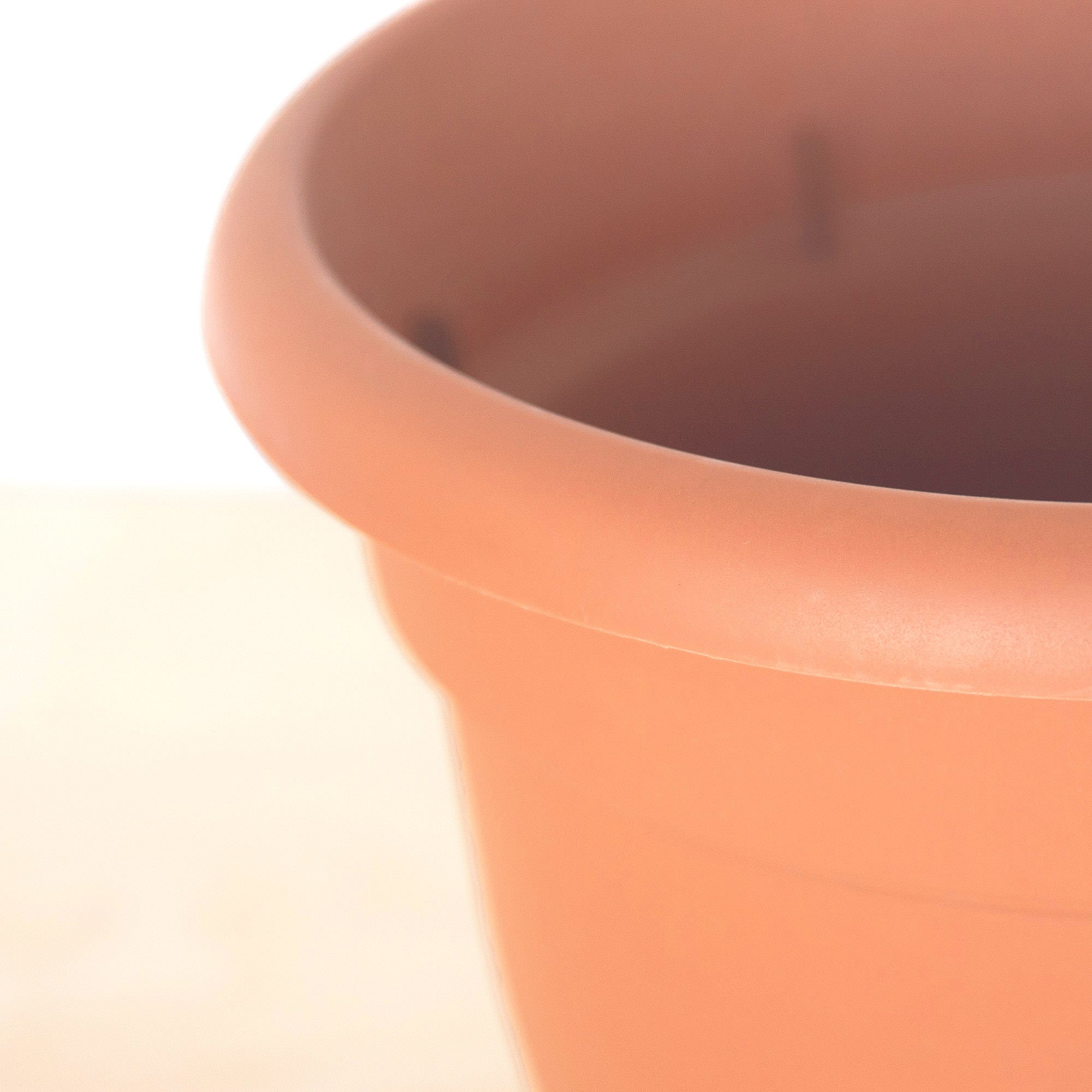 Bloem Ariana 20-in Self Watering Planter - Muted Terra Cotta