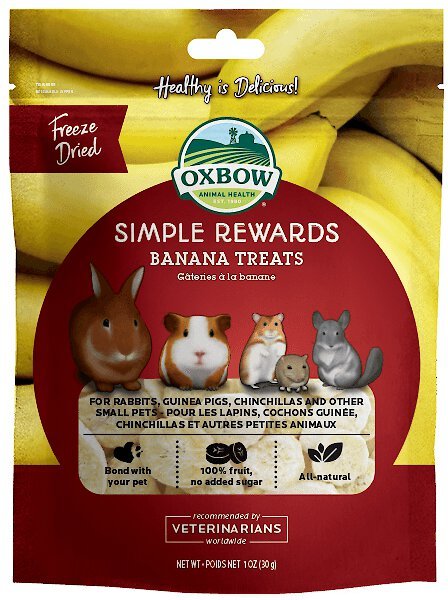 Oxbow Simple Rewards Freeze-Dried Banana Small Animal Treats