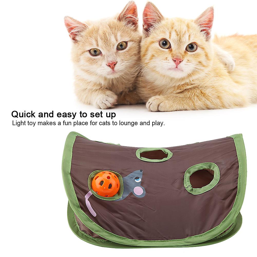 9 Mouse Holes Pet Cat Interactive Toy Cat Intelligence Trainning Toy With Bell Mouse Toys