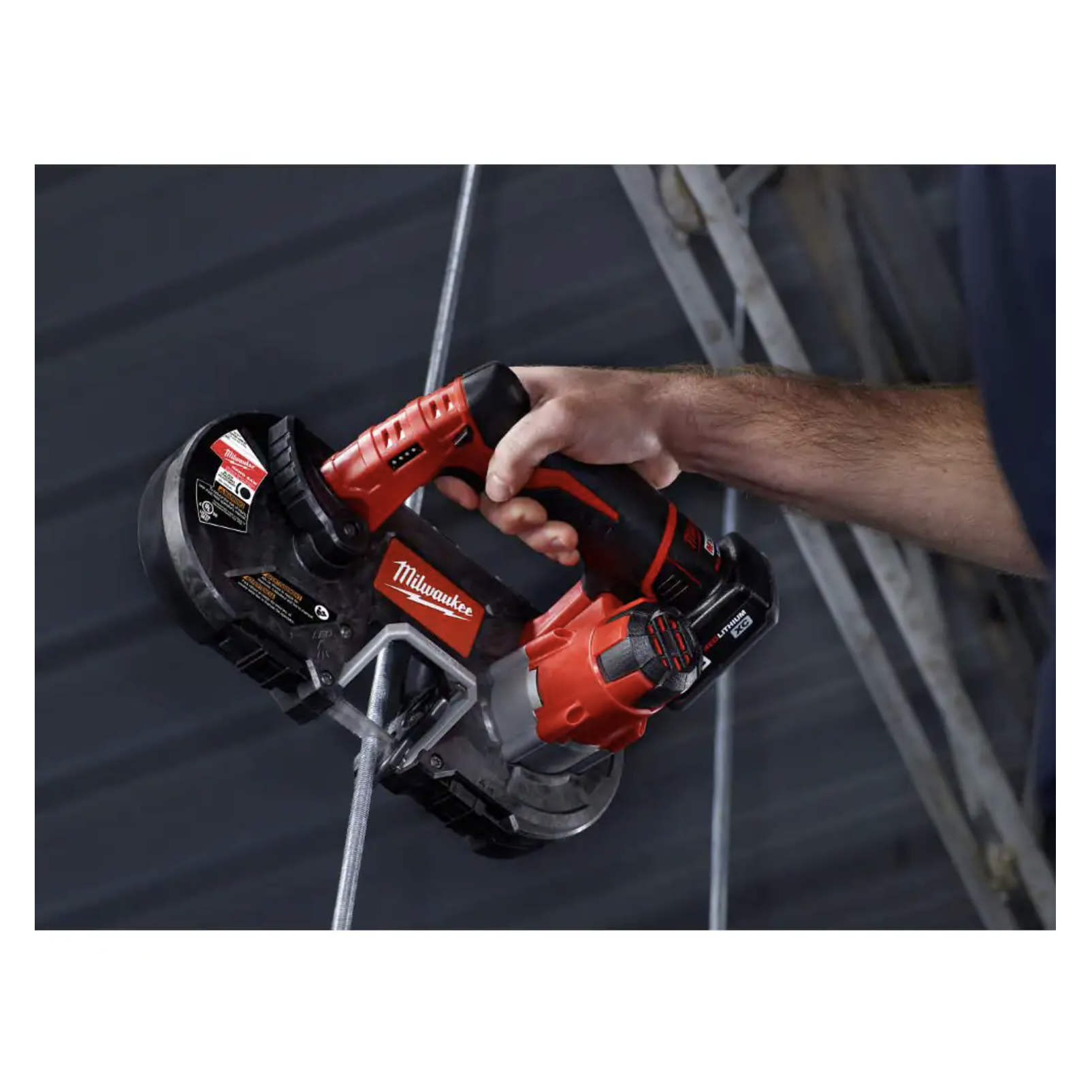 Milwaukee M12 12V Lithium-Ion Cordless Sub-Compact Band Saw (Tool-Only)