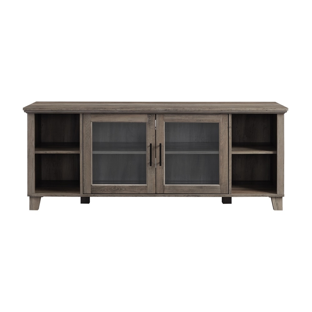 Middlebrook 58 inch Transitional Glass Door TV Stand