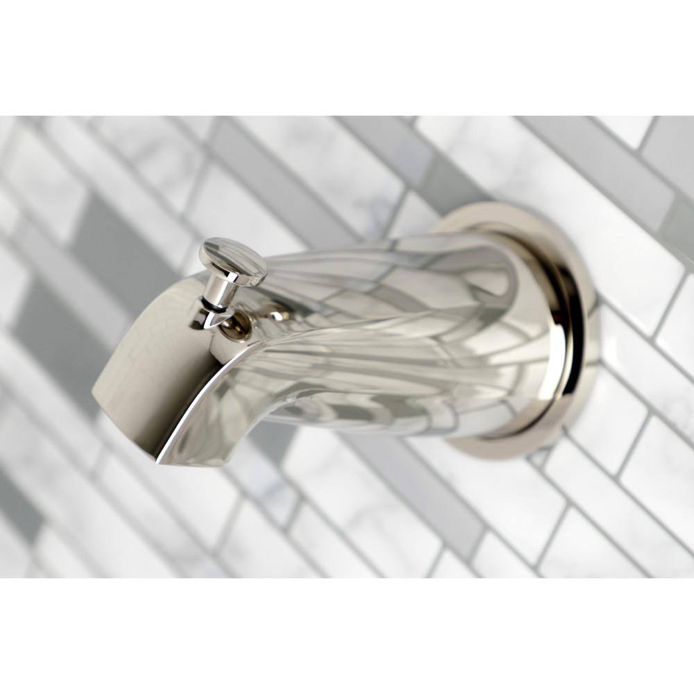 Kingston Brass Concord 2-Handle 2-Spray Tub and Shower Faucet in Polished Nickel (Valve Included) HKBX8146DL