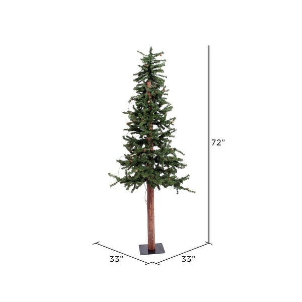 Vickerman Alpine 6foot Unlit Artificial Christmas Tree