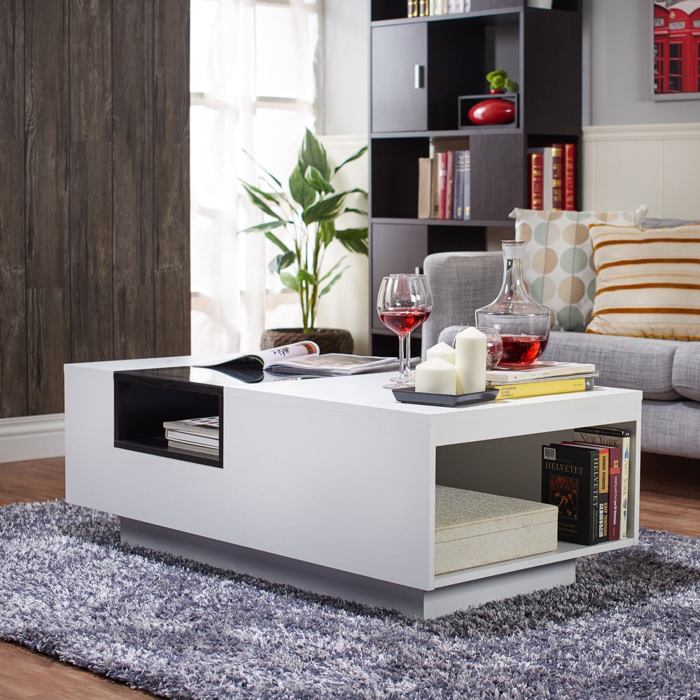 Modern Home Furniture Toughened Glass Coffee Table