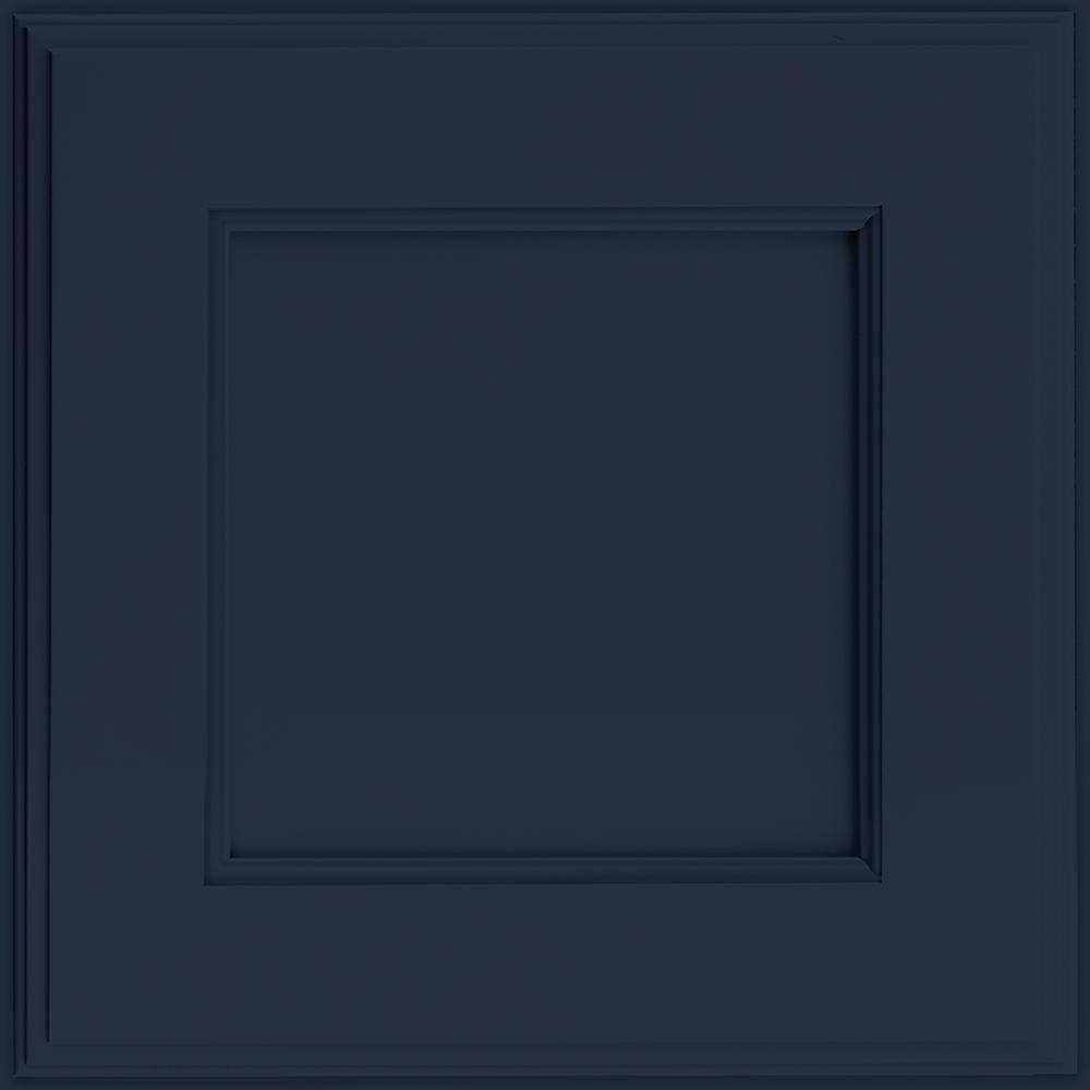 KraftMaid 14-58 in. x 14-58 in. Cabinet Door Sample in Midnight RDCDSAH5D4B69D