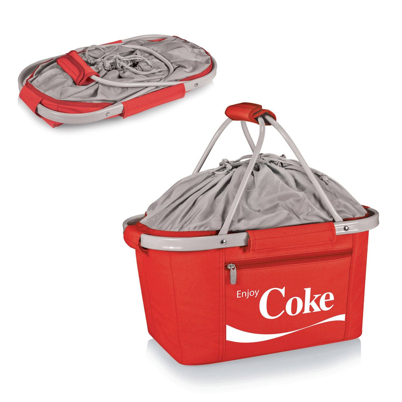 Picnic Time Coca-Cola Metro Basket Collapsible Cooler Tote