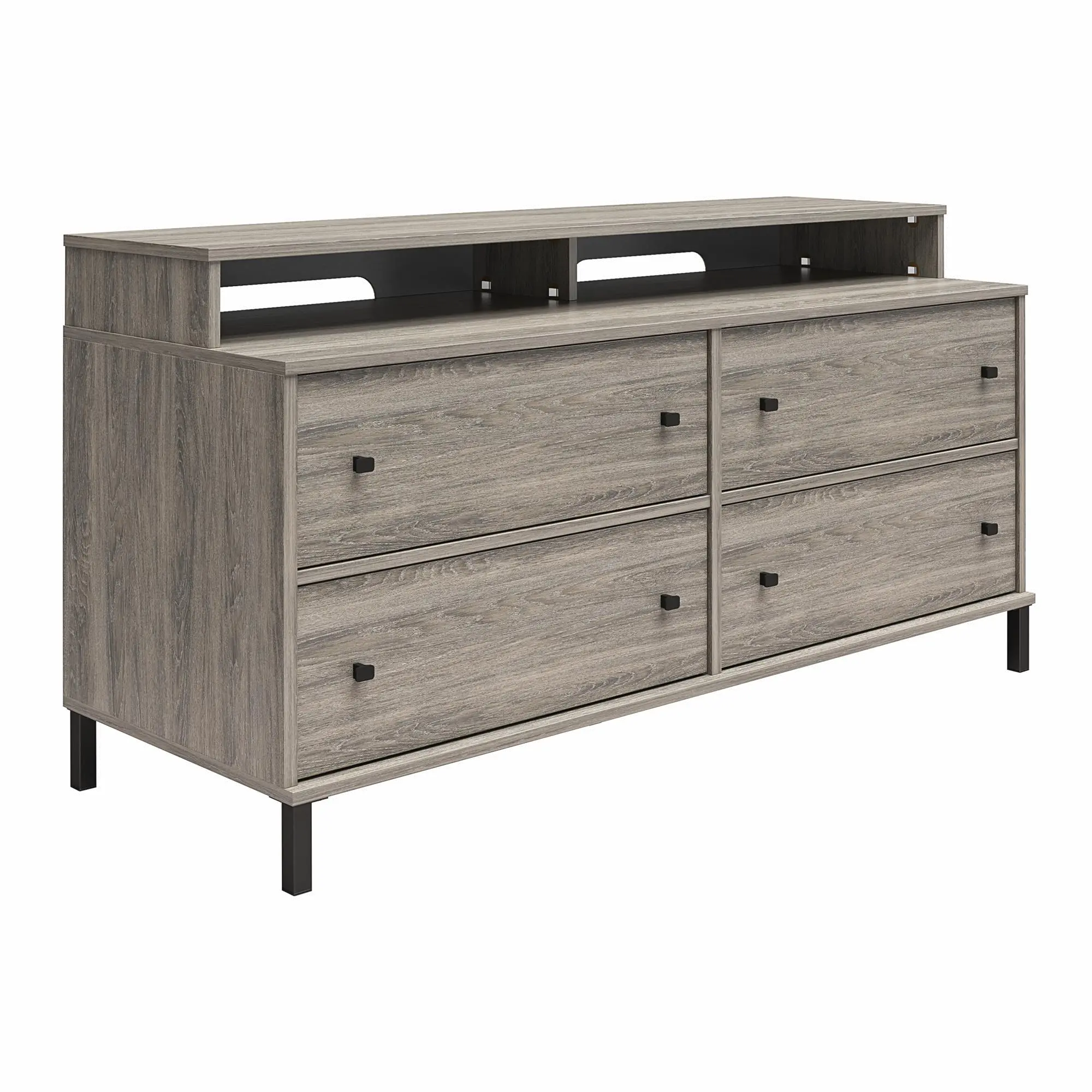 Kalissa Gray Oak Media Dresser