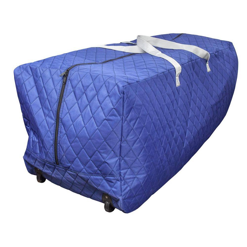 Simple Living Solutions Blue 100 Gal. Quilted Rolling Storage Bag 816100-LQ-B