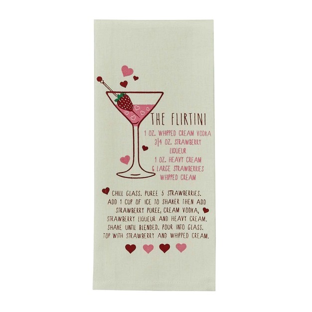 Park Designs Flirtini Printed Dishtowel Set Of 2