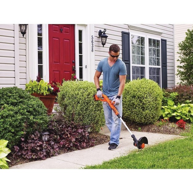 Black amp Decker Lst201 20v Max Lithium ion 10 In Cordless String Trimmer edger Kit 1 5 Ah