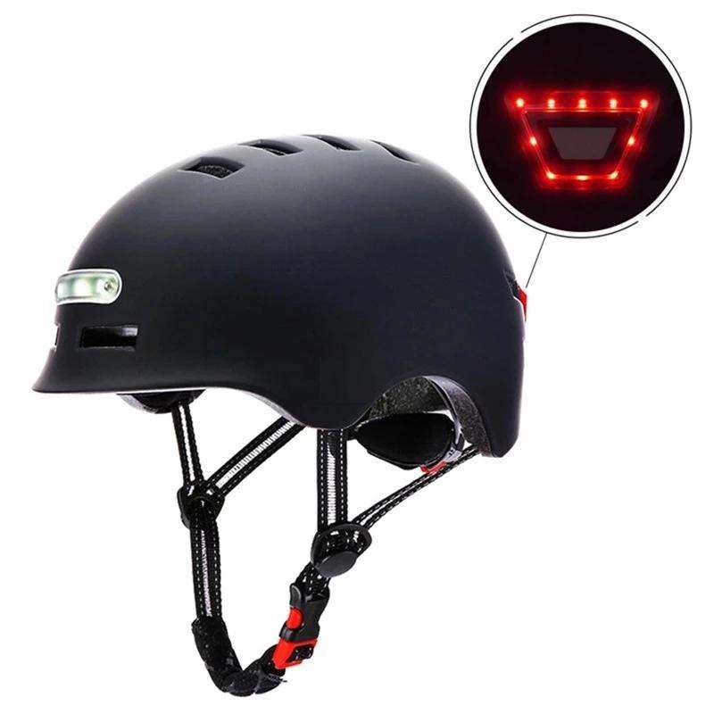 2022 NEW Bike Cycling Helmet Smart Led Tail Light Bike Adult Electric Bicycle MTB Road Scooter For Sport Urban Helmet Men Women