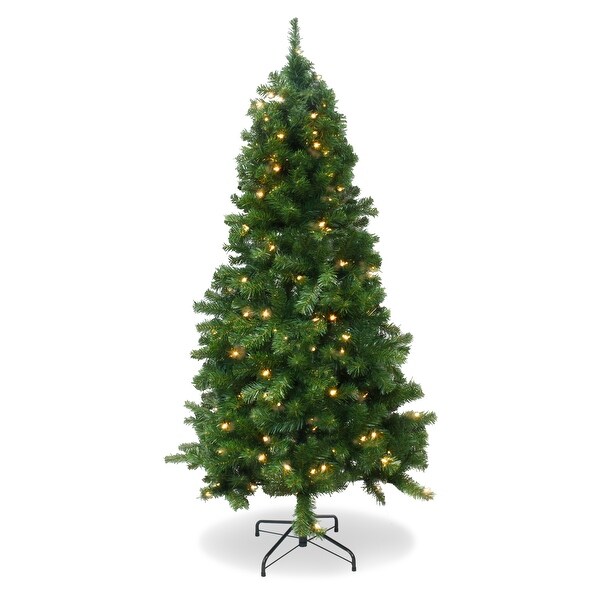 Astella 6' Prelit Douglas Fir Artificial Christmas Tree With Steel Stand