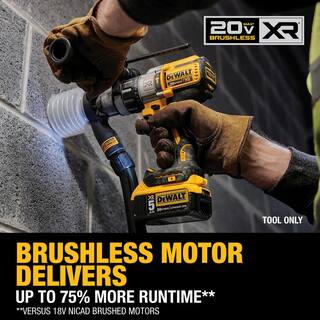 DW 20V MAX XR Cordless Brushless 3-Speed 12 in. Hammer Drill (Tool Only) DCD996B