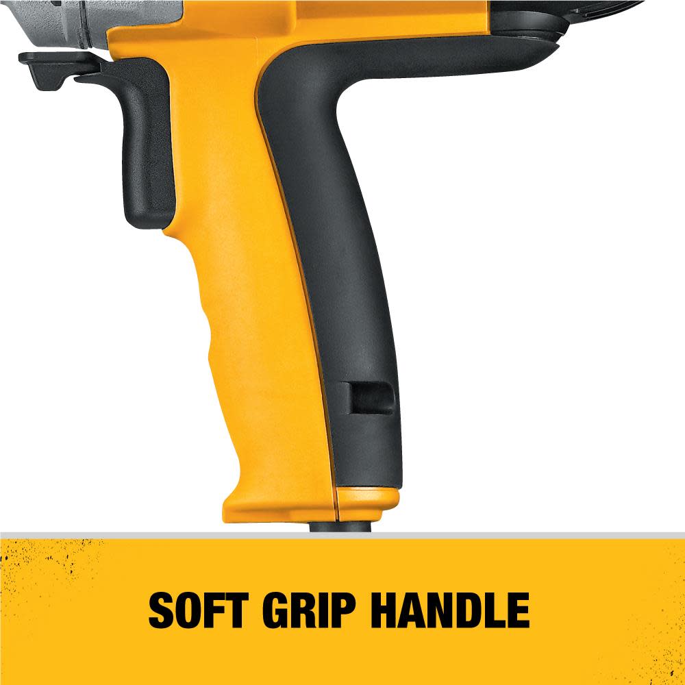 DEWALT HEAVY-DUTY 1/2 SPADE HANDLE DRILL (DW130V) ;