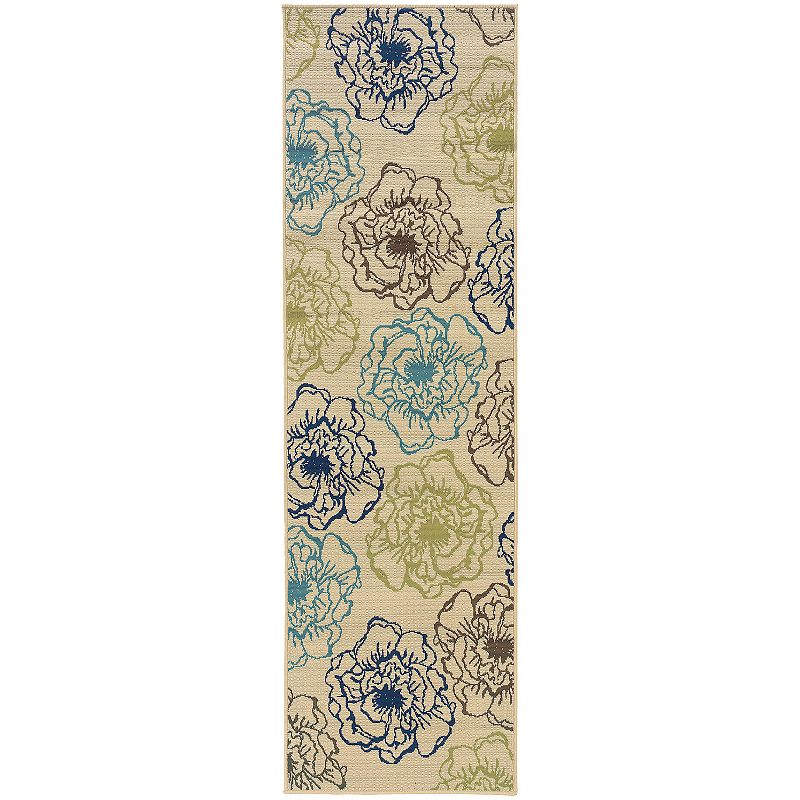 StyleHaven Cayman Floral Indoor Outdoor Rug