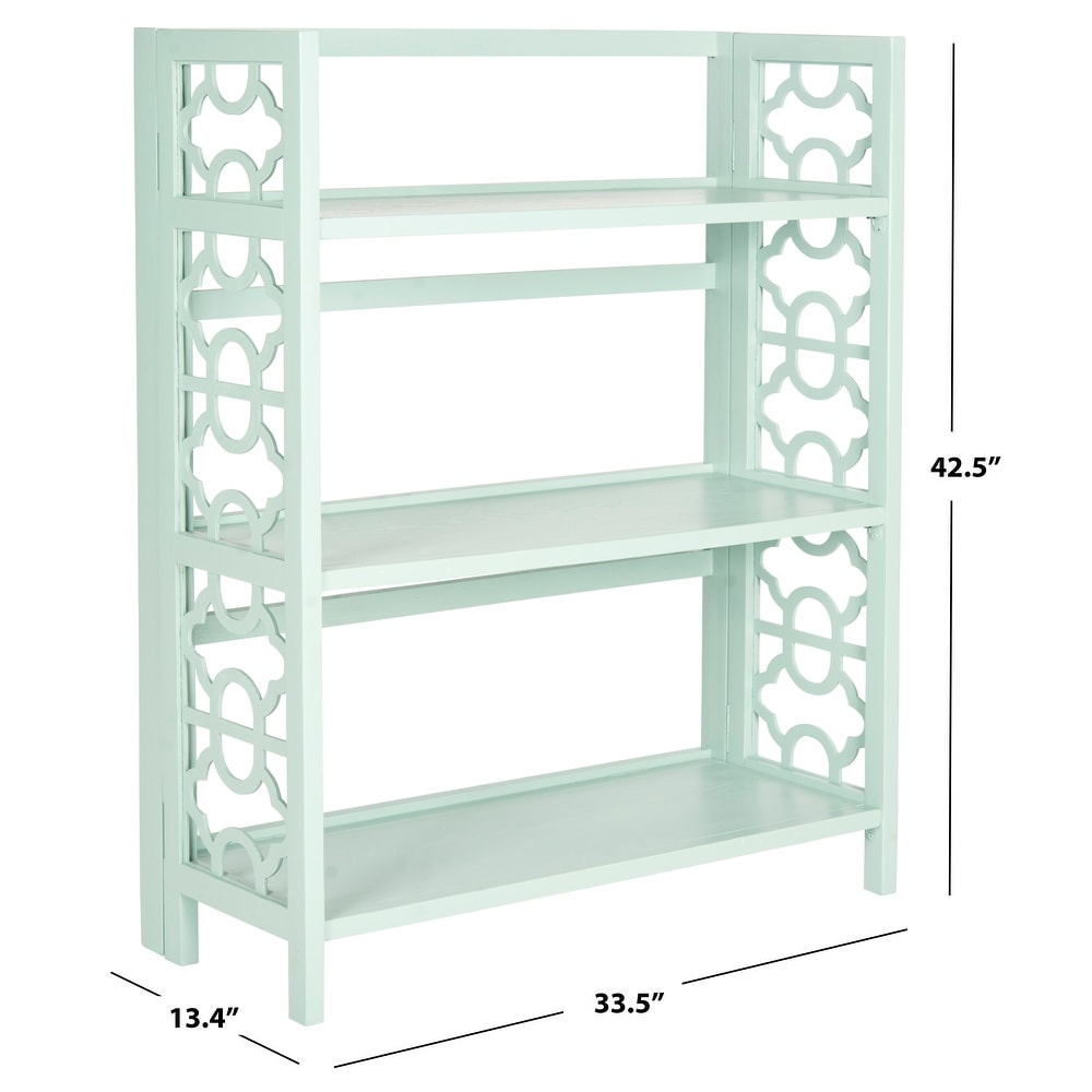 SAFAVIEH Natalie Celadon Low Bookcase   33.5\