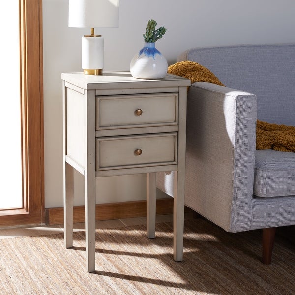 SAFAVIEH Toby Eggshell End Table - 16.9