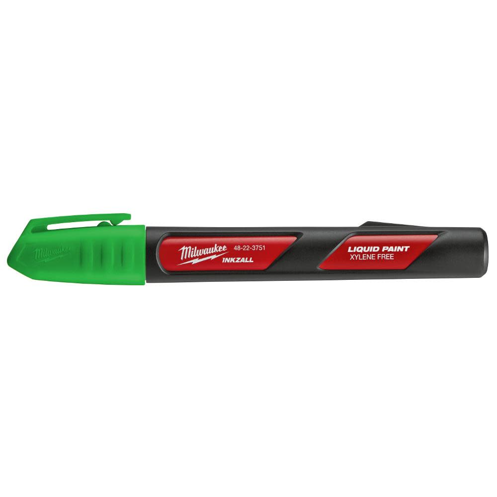 Milwaukee INKZALL Green Paint Marker 48-22-3751 from Milwaukee